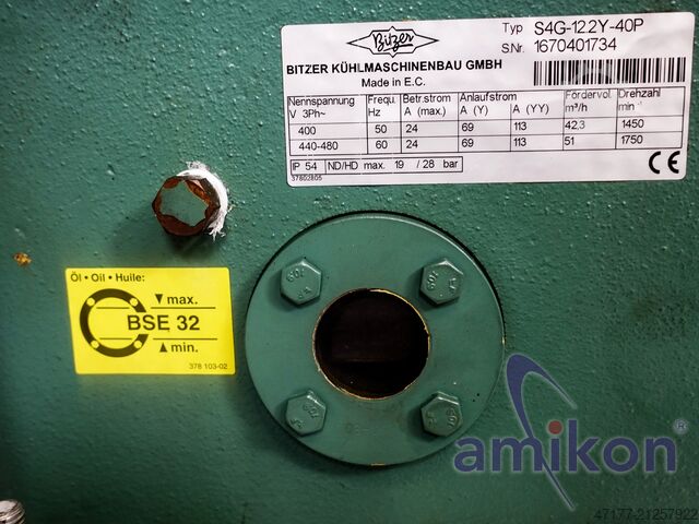Verdichter Kühlkompressor Bitzer S4G-12.2Y-40P Kälteaggregat