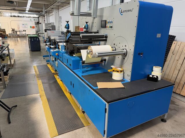 Label finishing and die-cutting machine LEMORAU MEBR+ 400