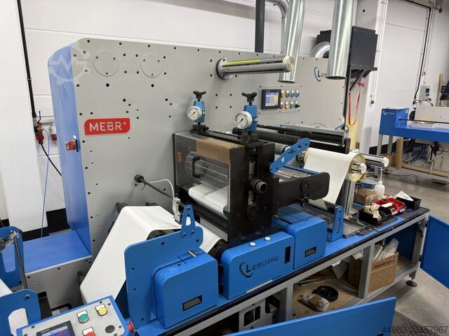 Label finishing and die-cutting machine LEMORAU MEBR+ 400