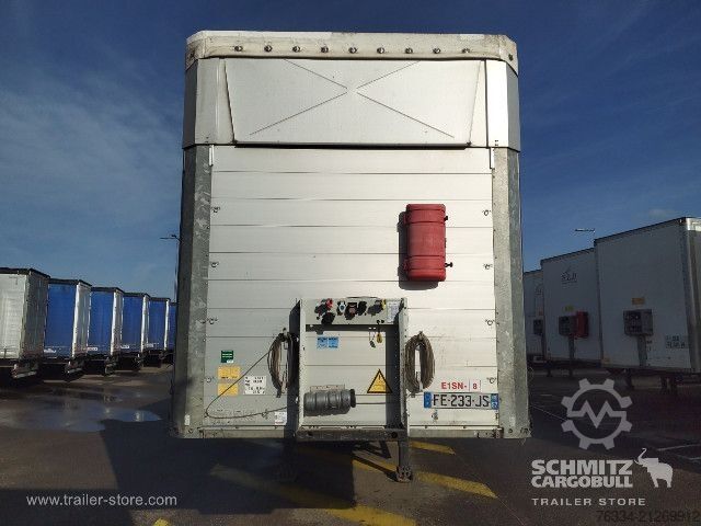 Auflieger mit Pritsche & Plane Schmitz Cargobull Semitrailer Curtainsider Mega
