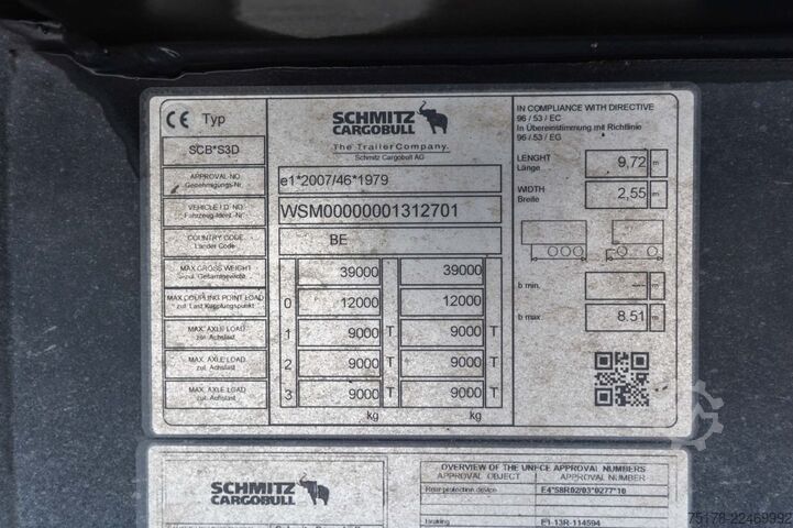 Tipper SCHMITZ SCB-S3D-ALU  - 10 VLN - 30 M3