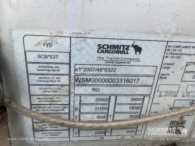 Auflieger mit Pritsche & Plane Schmitz Cargobull Curtainsider Standard