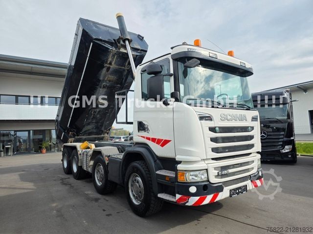 Kipper LKW SCANIA G450 / ISO Thermo Mulde / 8X4 / Opti Cruise