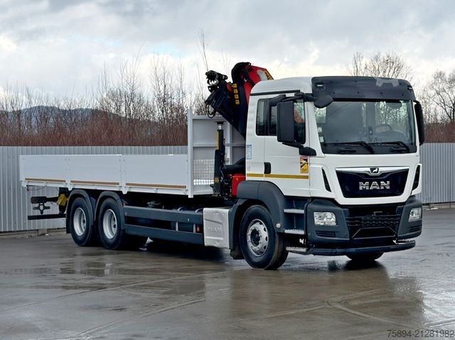Autokran MAN TGS 26.360*PRITSCHE 7,60m *6x4 * KRAN/ FUNK