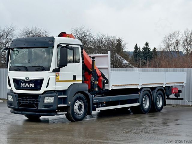 Autokran MAN TGS 26.360*PRITSCHE 7,60m *6x4 * KRAN/ FUNK