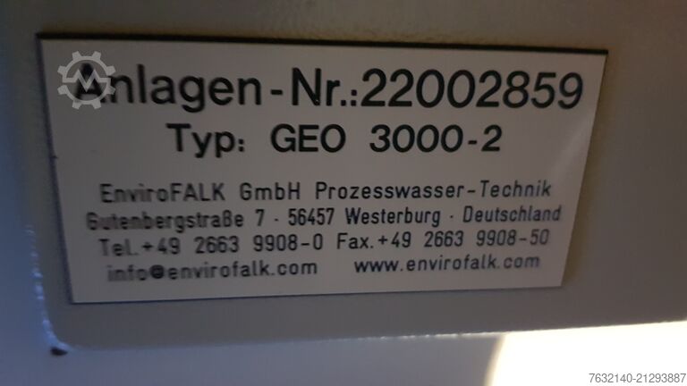 Filtration system Umkehrosmoseanlage EnviroFalk Geo 3000-2