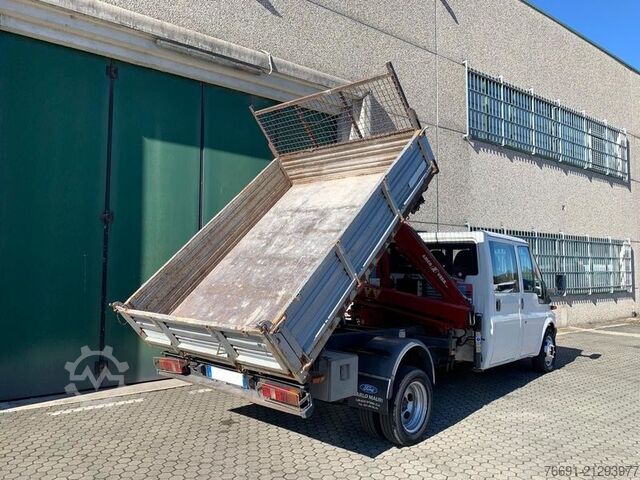 Transporter mit Kipper Ford Transit 350 7 posti  + GRU + RIBALTABILE