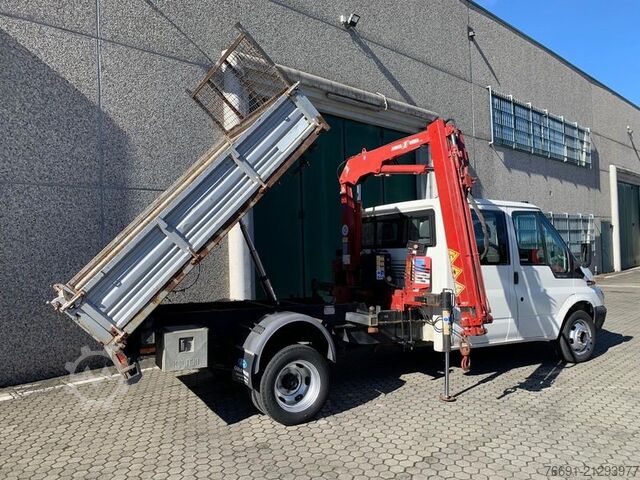 Transporter mit Kipper Ford Transit 350 7 posti  + GRU + RIBALTABILE