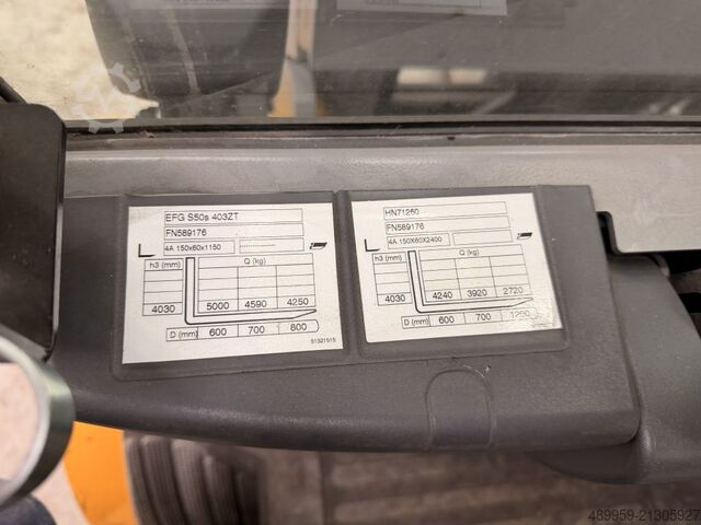 Elektro 4 Rad-Stapler Jungheinrich EFG S50s