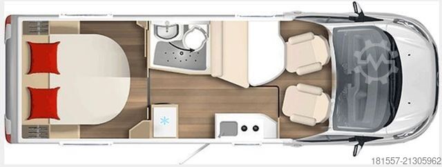 Teilintegriertes Wohnmobil BÜRSTNER Lineo T 700 Tageszulassung / Active, Xenon, Isof