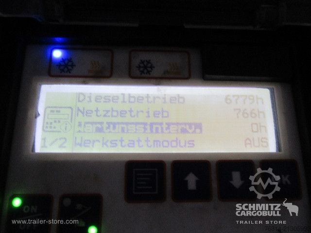 Reefer semitrailer Schmitz Cargobull Tiefkühler Multitemp Doppelstock Trennwand