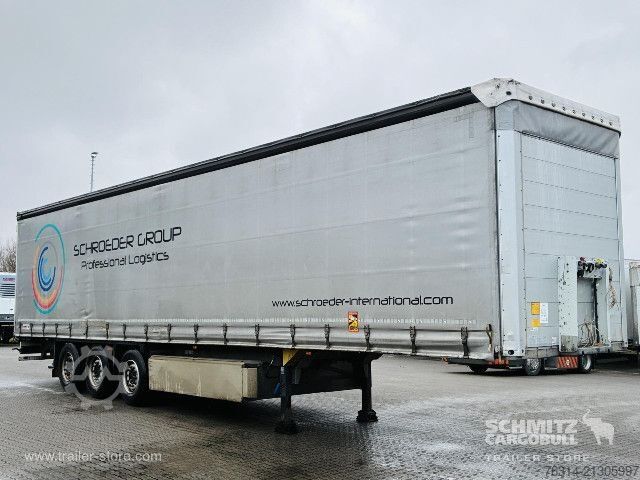 Open semitrailer with tarp Schmitz Cargobull Curtainsider Coil Getränke