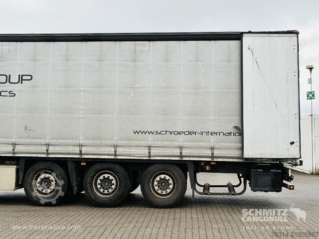 Open semitrailer with tarp Schmitz Cargobull Curtainsider Coil Getränke