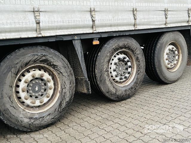 Open semitrailer with tarp Schmitz Cargobull Curtainsider Coil Getränke