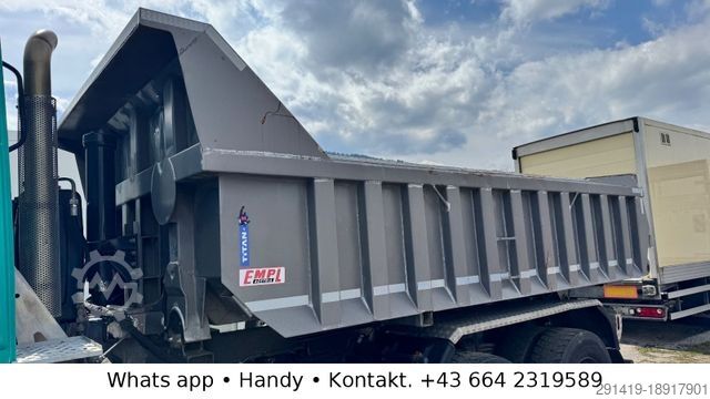 Special purpose truck Empl Rückmulde mit Sattelplatte Baujahr : 2017