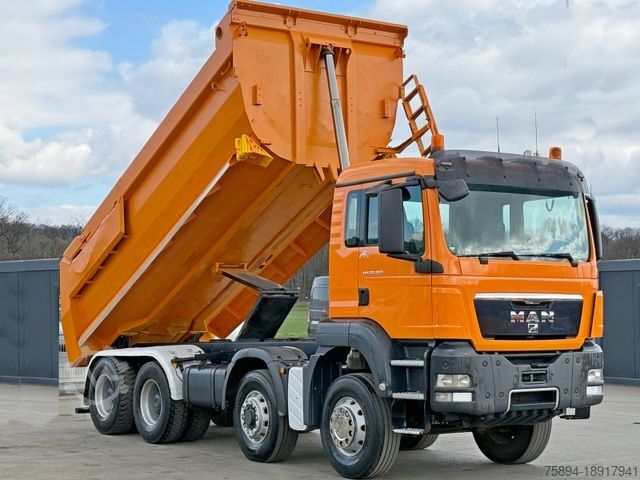Tipper truck MAN TGS 35.360 KIPPER * 8x6 * TOPZUSTAND