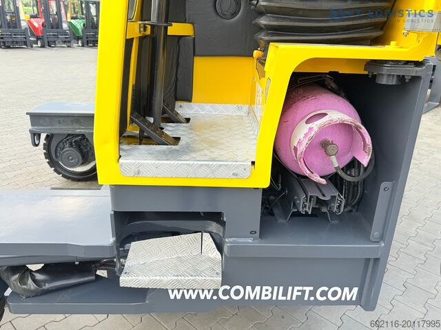 4-way forklift truck Combilift C3000XL / GAS / DUPLEX 3200 / FREE LIFT