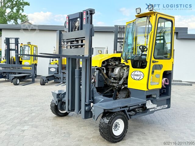 4-way forklift truck Combilift C3000XL / GAS / DUPLEX 3200 / FREE LIFT