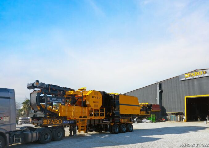 Zerkleinerungsanlage FABO Mobile Jaw Crusher Mobile Jaw Crusher MJK-110