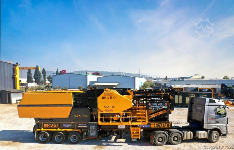 Zerkleinerungsanlage FABO Mobile Jaw Crusher Mobile Jaw Crusher MJK-110