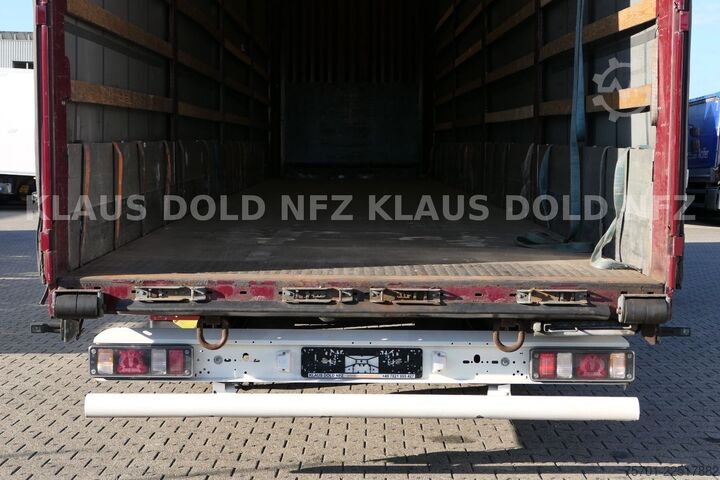 Open semitrailer with tarp KRONE SD Pritsche Plane XL MegaLiner Edscha Bordwände