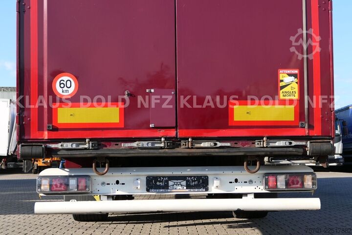 Open semitrailer with tarp KRONE SD Pritsche Plane XL MegaLiner Edscha Bordwände