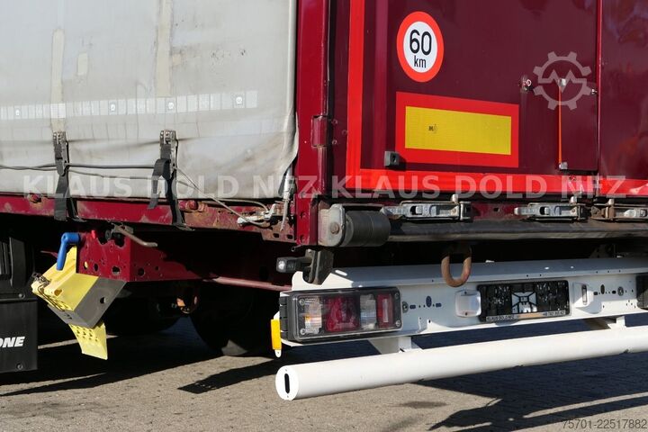 Open semitrailer with tarp KRONE SD Pritsche Plane XL MegaLiner Edscha Bordwände
