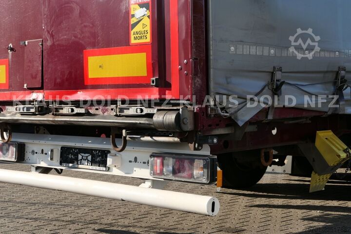 Open semitrailer with tarp KRONE SD Pritsche Plane XL MegaLiner Edscha Bordwände