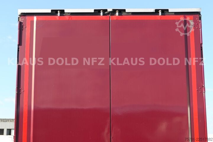 Open semitrailer with tarp KRONE SD Pritsche Plane XL MegaLiner Edscha Bordwände