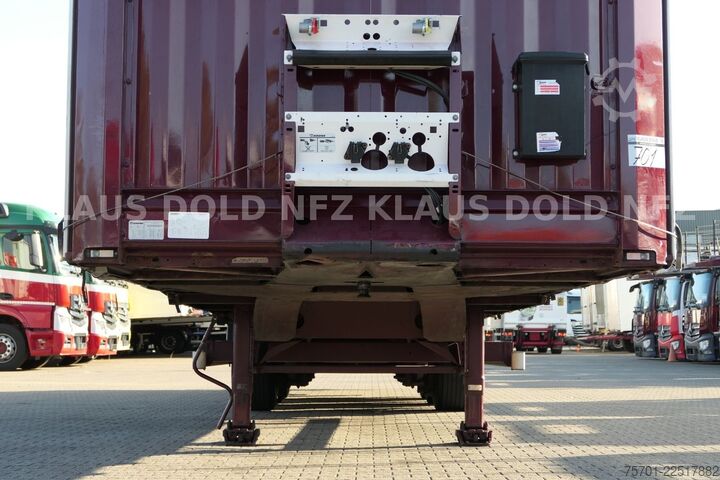 Open semitrailer with tarp KRONE SD Pritsche Plane XL MegaLiner Edscha Bordwände
