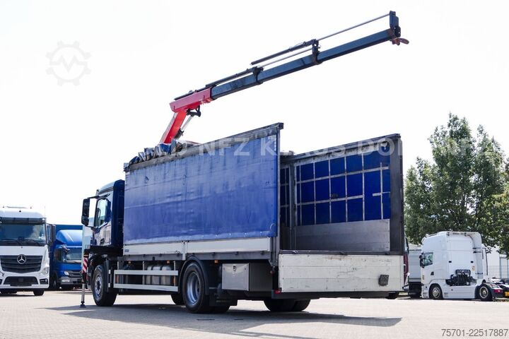 Truck mounted crane MERCEDES-BENZ Actros 1836 Stahl Transport Kran Fassi F125 Funk