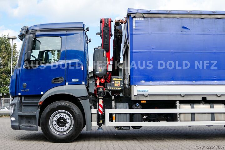 Truck mounted crane MERCEDES-BENZ Actros 1836 Stahl Transport Kran Fassi F125 Funk