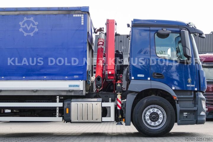 Truck mounted crane MERCEDES-BENZ Actros 1836 Stahl Transport Kran Fassi F125 Funk