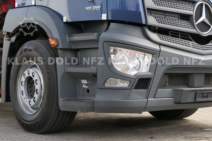 Truck mounted crane MERCEDES-BENZ Actros 1836 Stahl Transport Kran Fassi F125 Funk