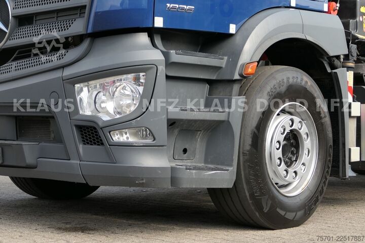 Truck mounted crane MERCEDES-BENZ Actros 1836 Stahl Transport Kran Fassi F125 Funk