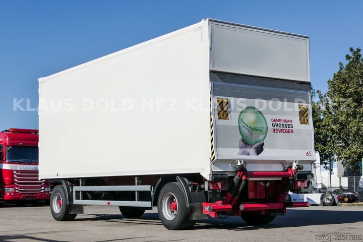 Box trailer SPIER AGL 290 Koffer 47m³ Durchladeeinrichtung LBW
