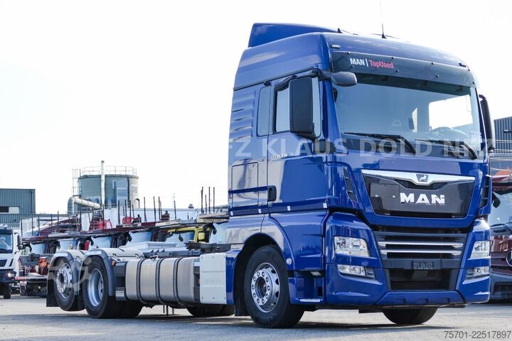 Swap body truck MAN TGX 26.430 BDF Retarder Lift-/Lenkachse Navi