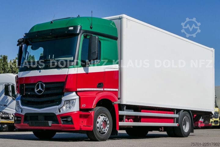 Box truck MERCEDES-BENZ Actros 1842L Koffer Vollluft LBW Euro 6