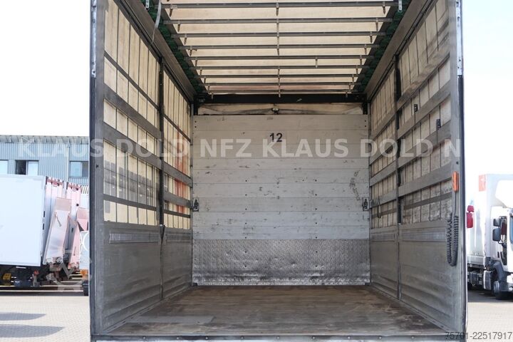 Flatbed truck with tarp MAN TGM 18.320 Pritsche Plane LBW Euro 6
