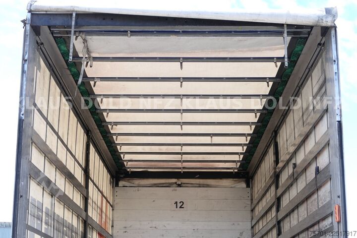 Flatbed truck with tarp MAN TGM 18.320 Pritsche Plane LBW Euro 6