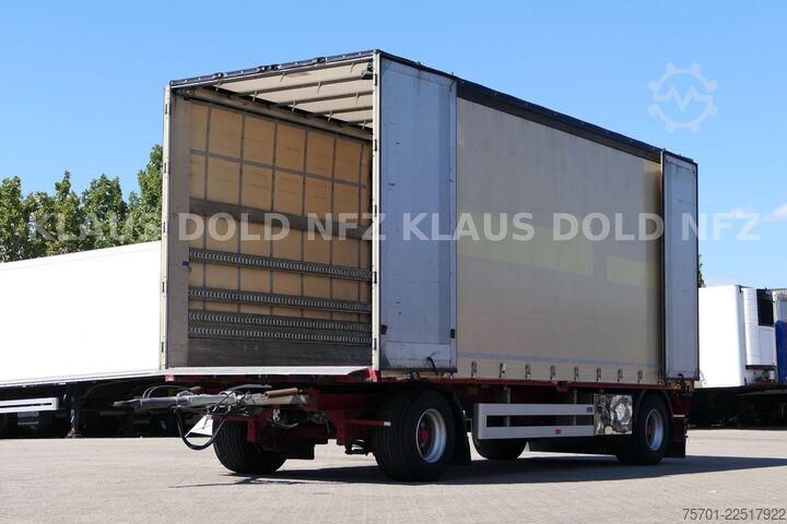 Reefer trailer Lanz + Marti EU18 Pritsche Plane Durchladesystem