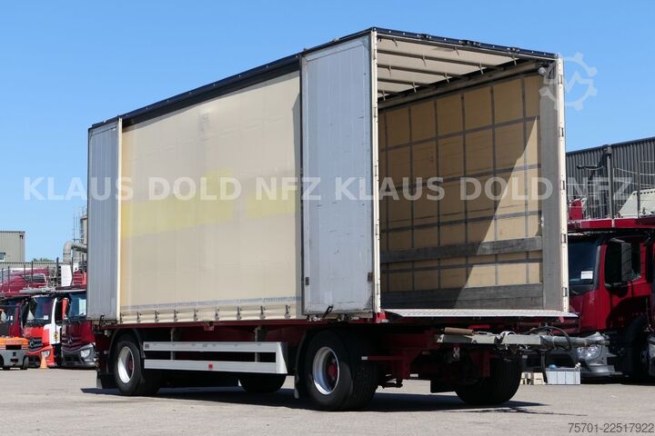 Reefer trailer Lanz + Marti EU18 Pritsche Plane Durchladesystem