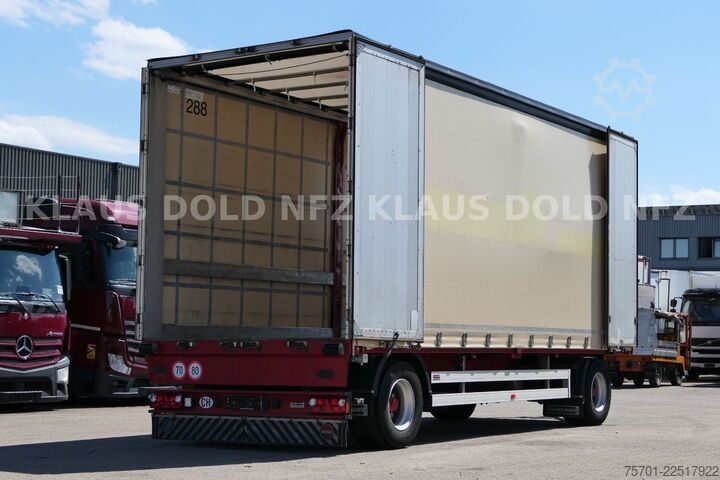 Reefer trailer Lanz + Marti EU18 Pritsche Plane Durchladesystem