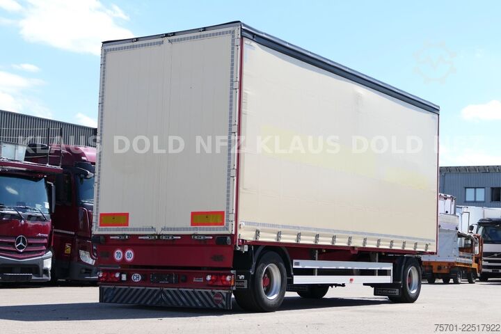 Reefer trailer Lanz + Marti EU18 Pritsche Plane Durchladesystem