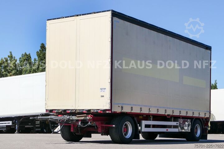 Reefer trailer Lanz + Marti EU18 Pritsche Plane Durchladesystem