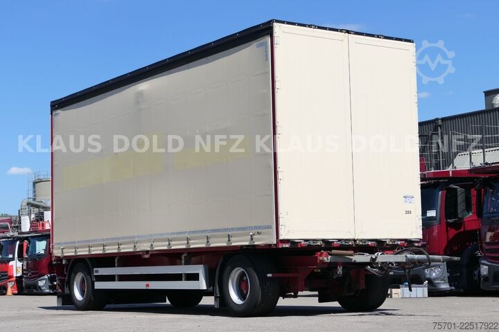 Reefer trailer Lanz + Marti EU18 Pritsche Plane Durchladesystem
