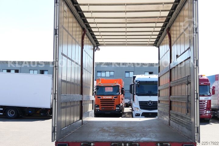 Reefer trailer Lanz + Marti EU18 Pritsche Plane Durchladesystem