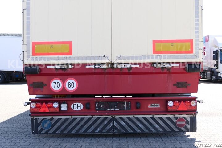 Reefer trailer Lanz + Marti EU18 Pritsche Plane Durchladesystem