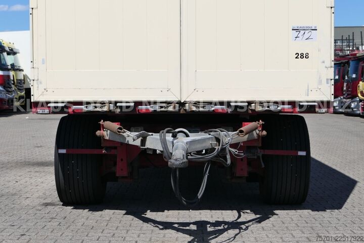Reefer trailer Lanz + Marti EU18 Pritsche Plane Durchladesystem