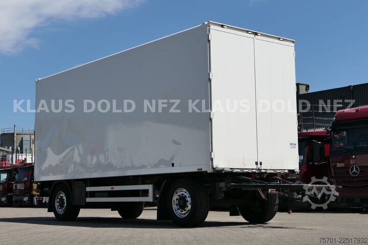 Box trailer SPIER AGL 290 Koffer 47m³ Durchladeeinrichtung LBW